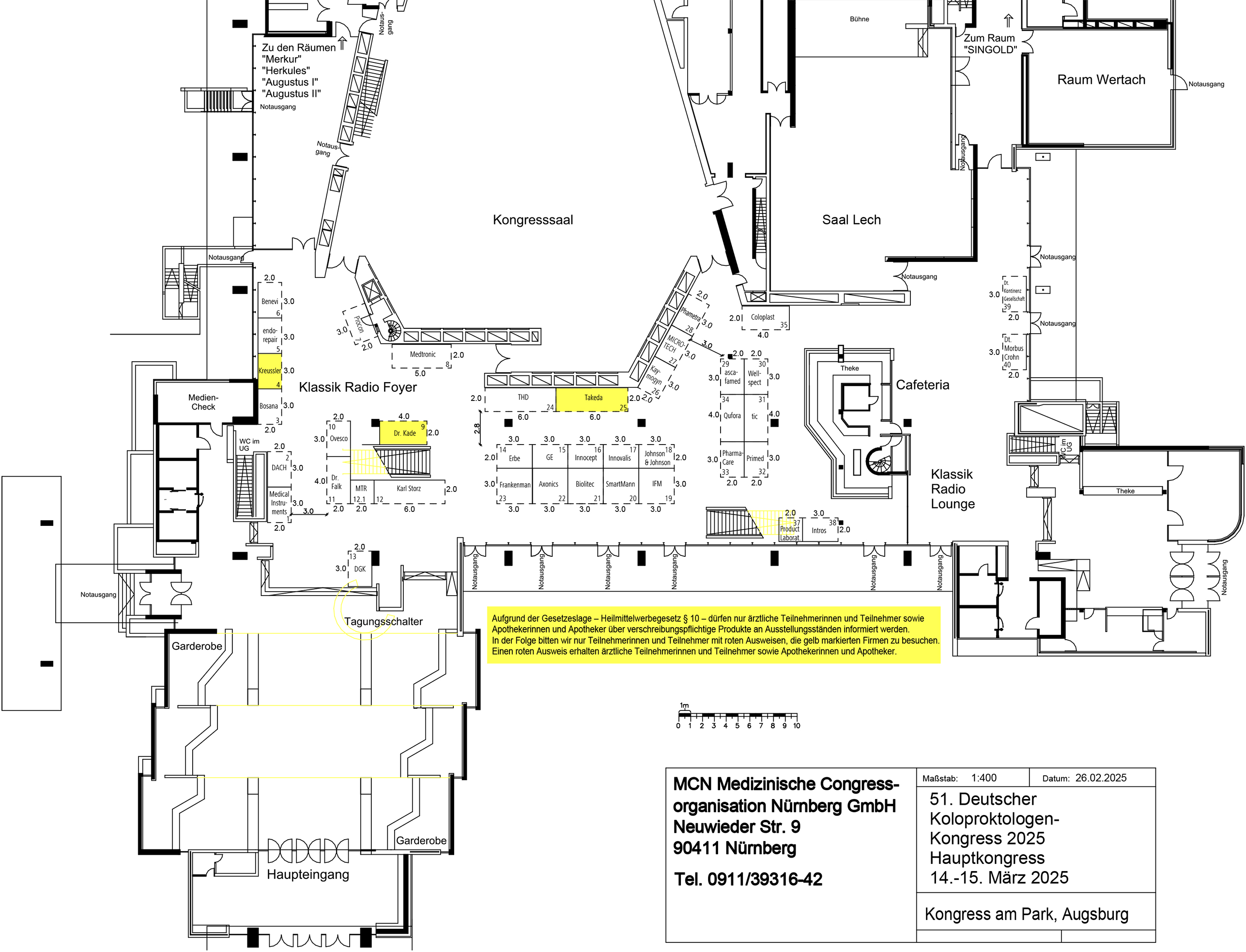 Foyer Ballsaal unten - Hauptkongress