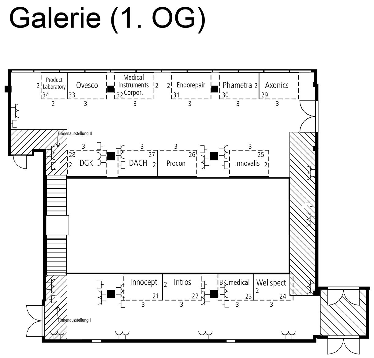 Galerie (1.OG) - Hauptkongress