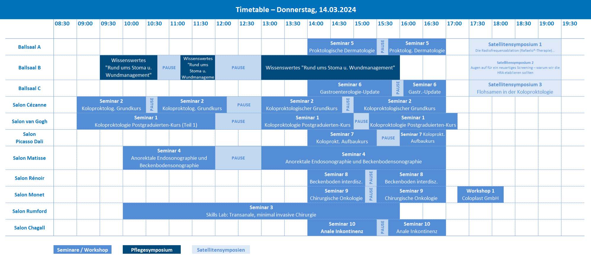 DGK2024 Timetable Donnerstag
