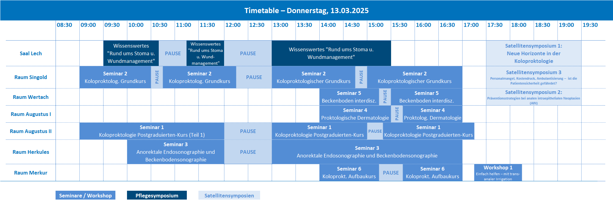 DGK2024 Timetable Donnerstag