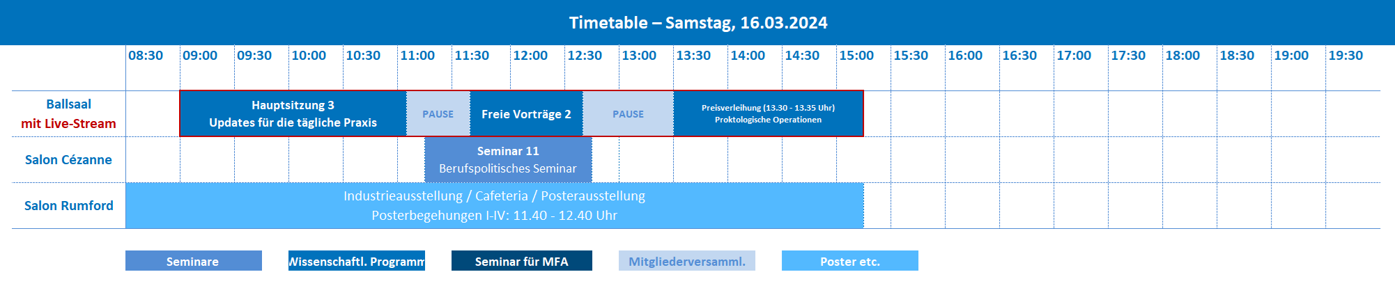 DGK2024 Timetable Samstag