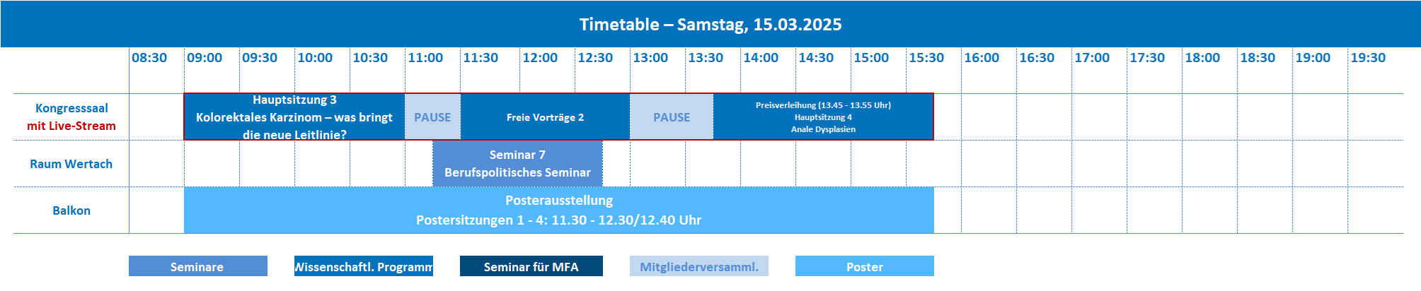 DGK2024 Timetable Samstag