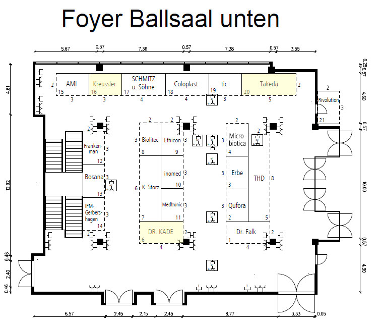 Foyer Ballsaal unten - Hauptkongress
