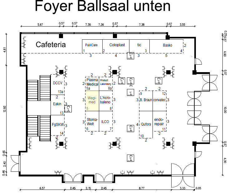 Foyer Ballsaal unten - Stoma-Tag