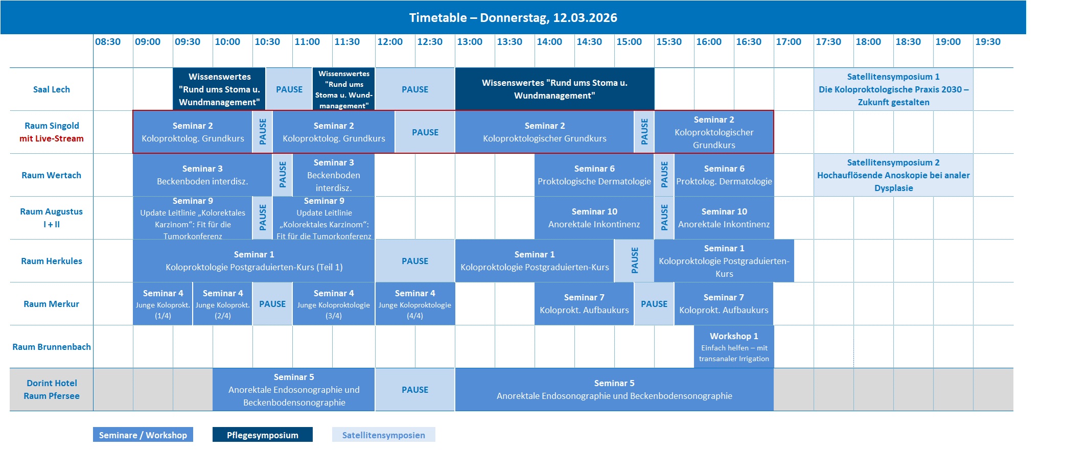 DGK2026 Timetable Donnerstag