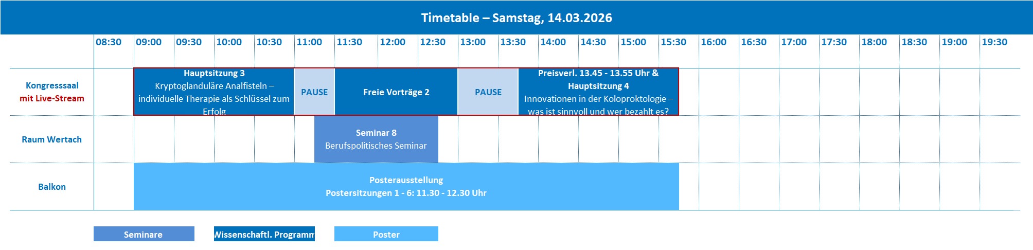 DGK2026 Timetable Samstag